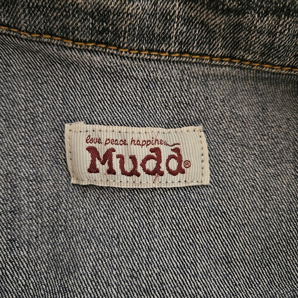 Mudd Denim Ombré Distressed Vest - Picture 4 of 7